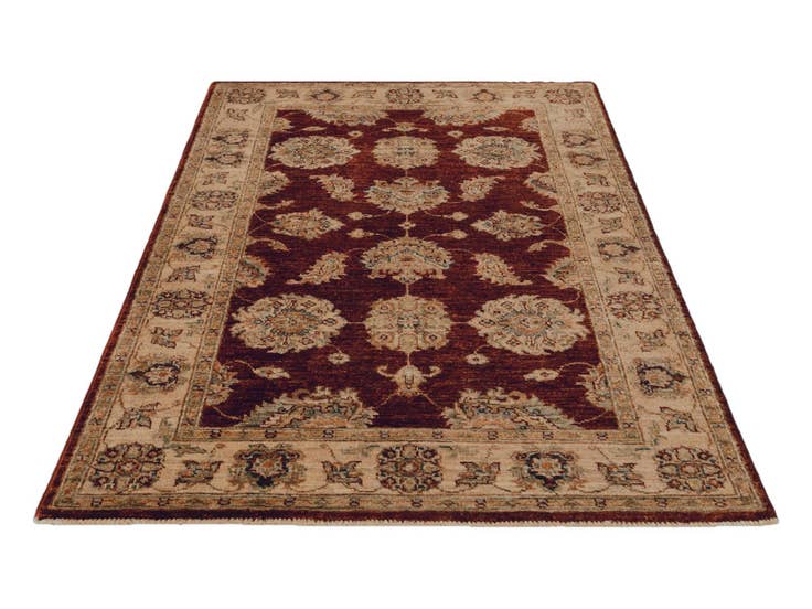 Detail image of 3' 1 x 5' 3 Hand Knotted Ziegler Rug