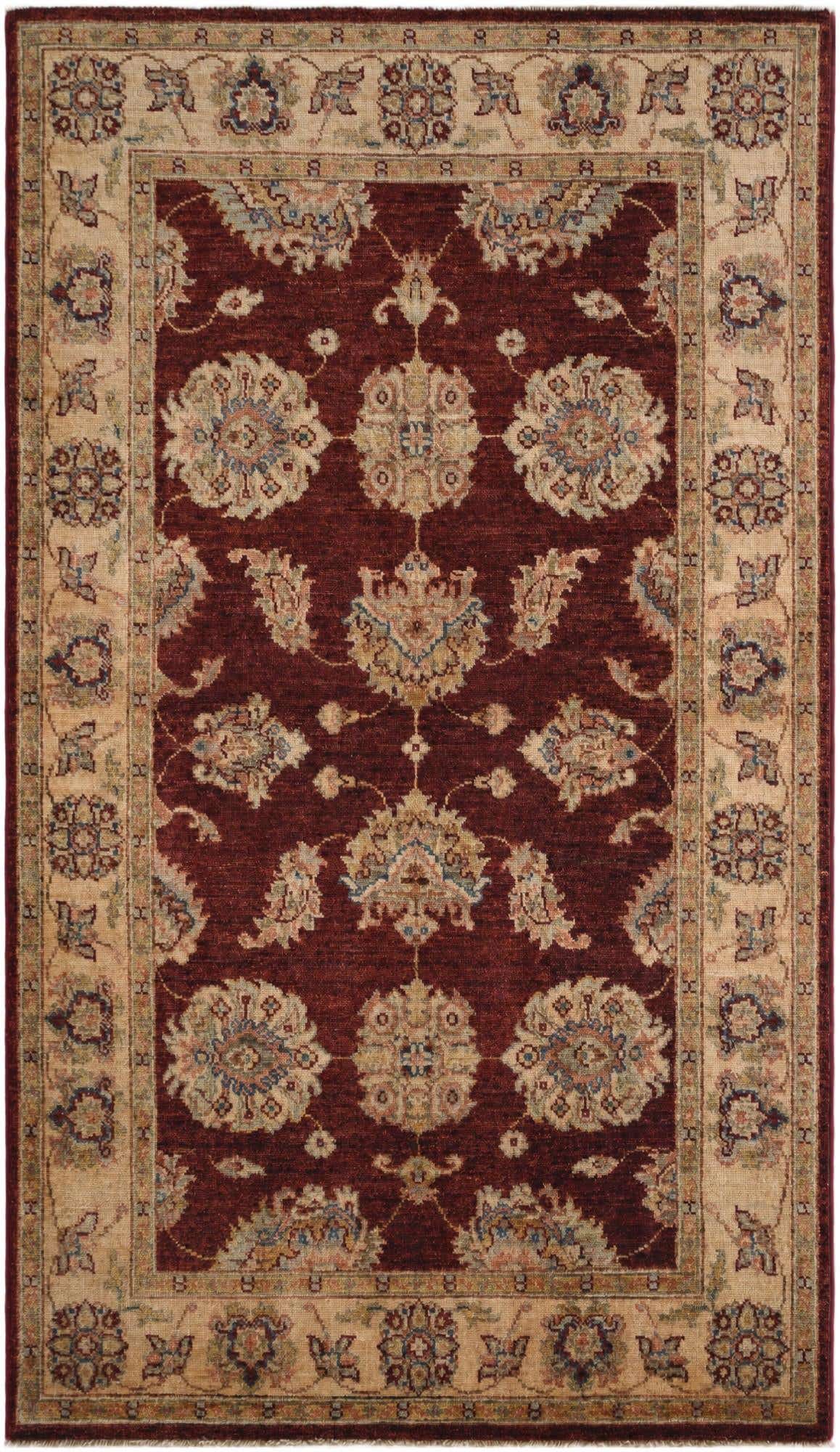 3' 1 x 5' 3 Hand Knotted Ziegler Rug