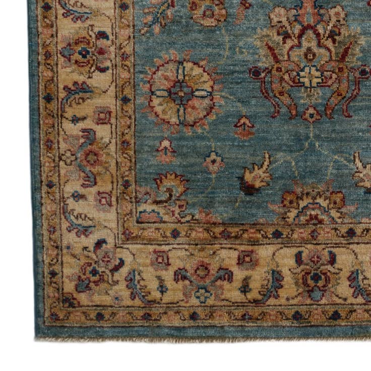 Detail image of 3' 5 x 5' 4 Hand Knotted Ziegler Rug