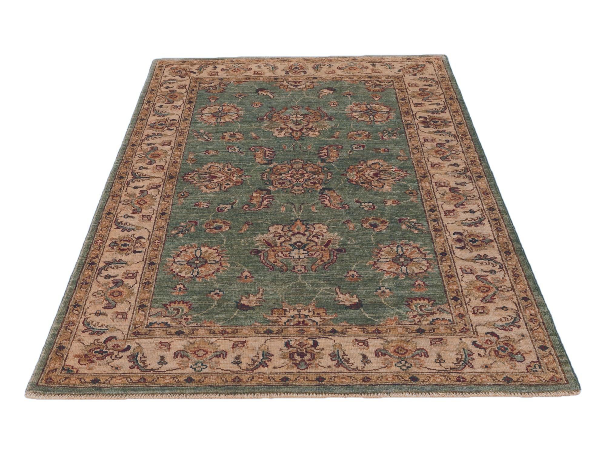 3' 4 x 5' 4 Hand Knotted Ziegler Rug