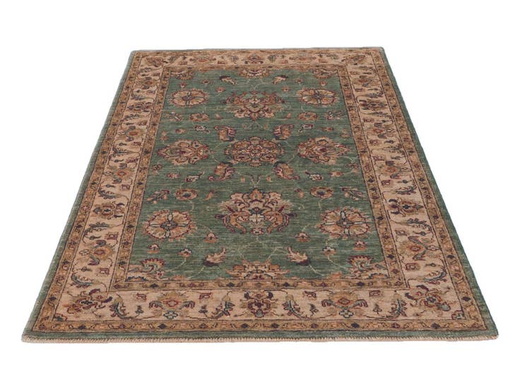 Detail image of 3' 4 x 5' 4 Hand Knotted Ziegler Rug