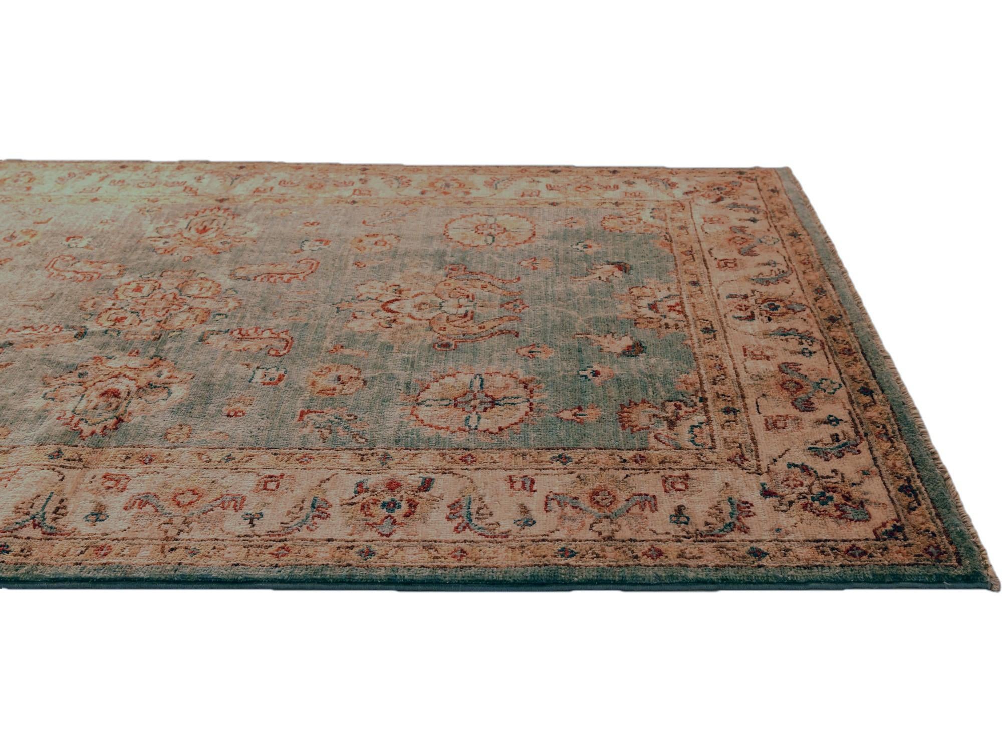 3' 4 x 5' 4 Hand Knotted Ziegler Rug