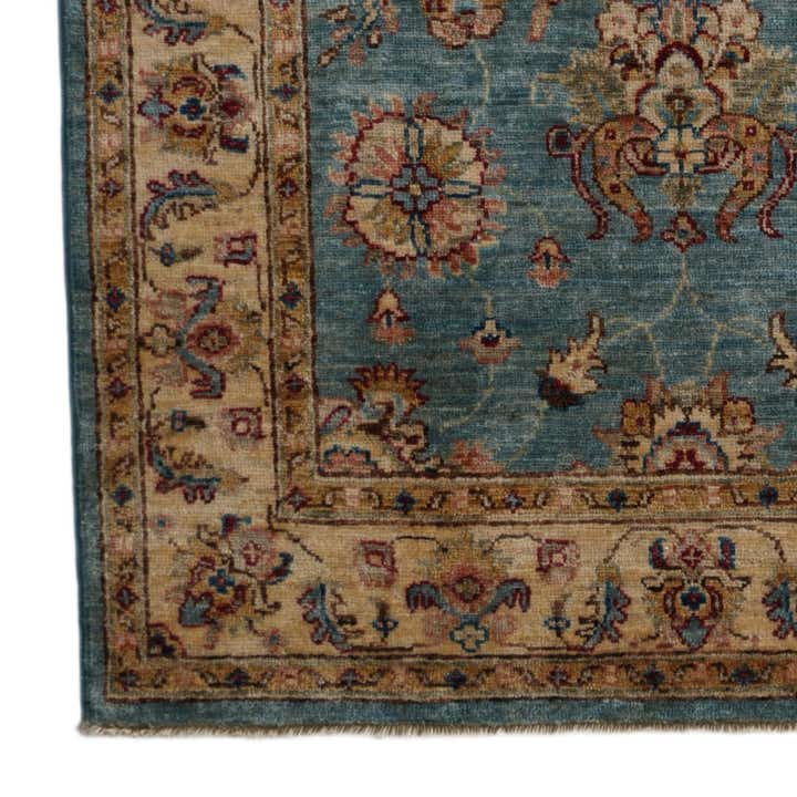 3' 4 x 5' 4 Hand Knotted Ziegler Rug