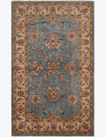 3' 4 x 5' 4 Hand Knotted Ziegler Rug
