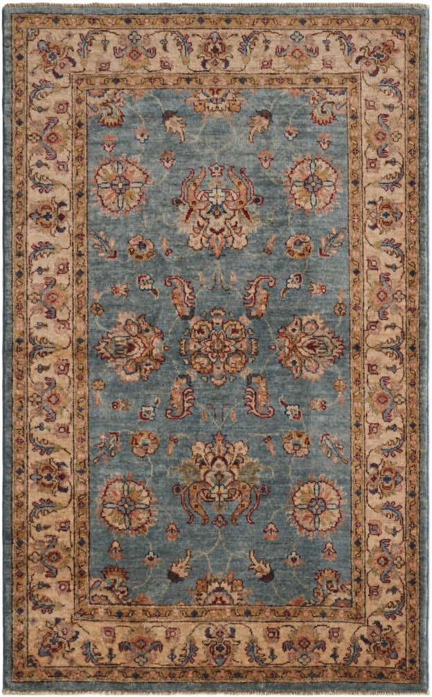 3' 4 x 5' 4 Hand Knotted Ziegler Rug
