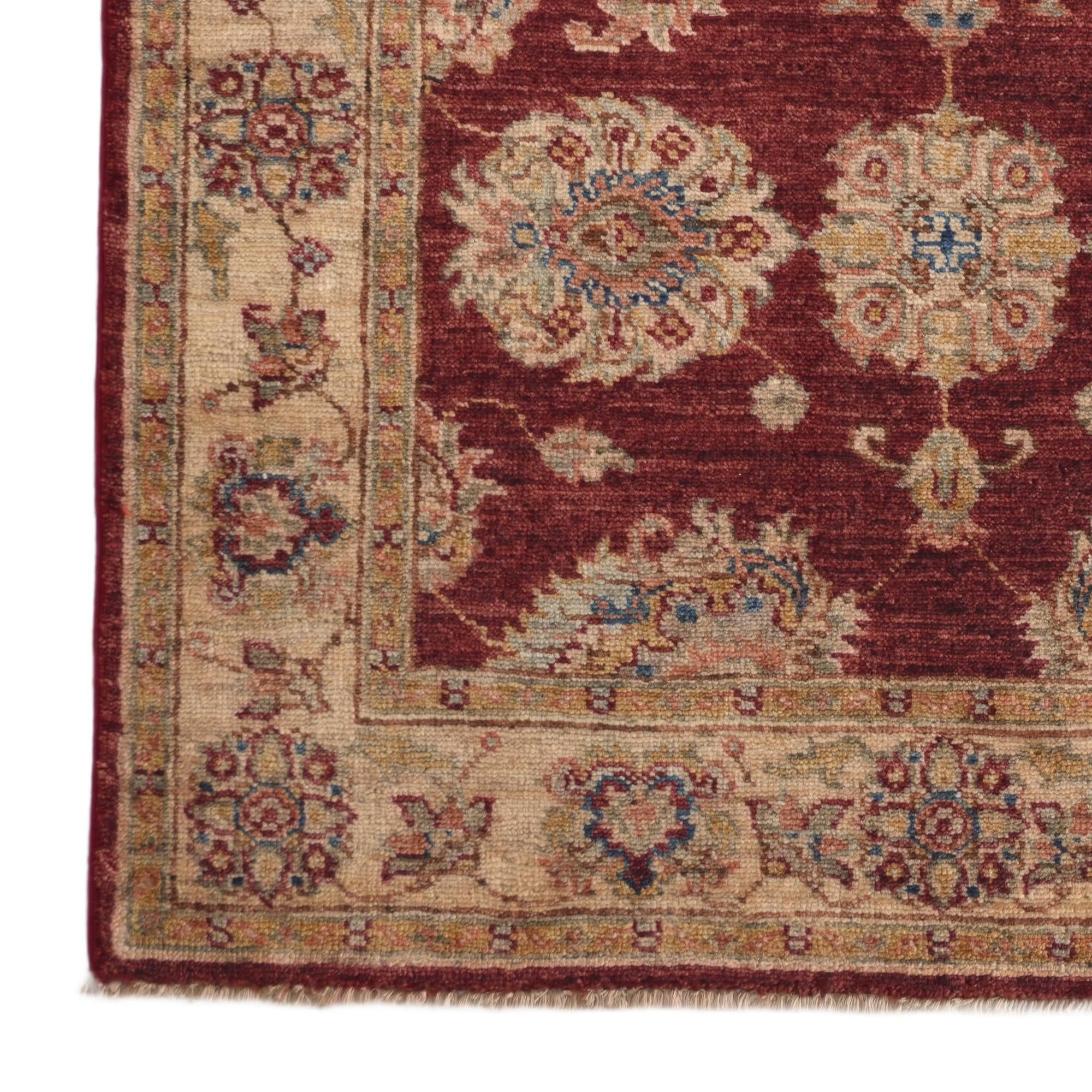 3' 3 x 4' 11 Hand Knotted Ziegler Rug