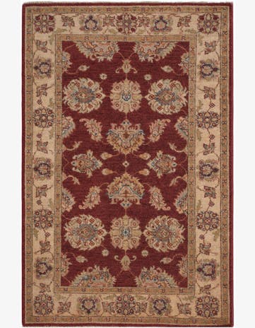 3' 3 x 4' 11 Hand Knotted Ziegler Rug