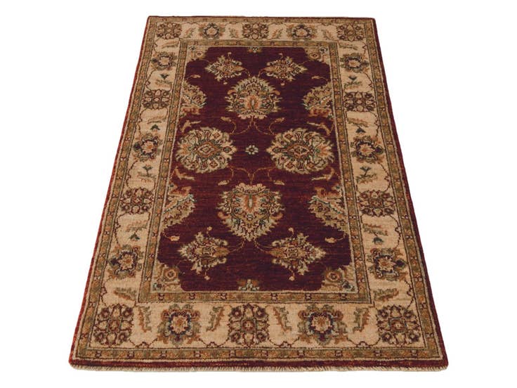 Detail image of 2' 7 x 4' 1 Hand Knotted Ziegler Rug