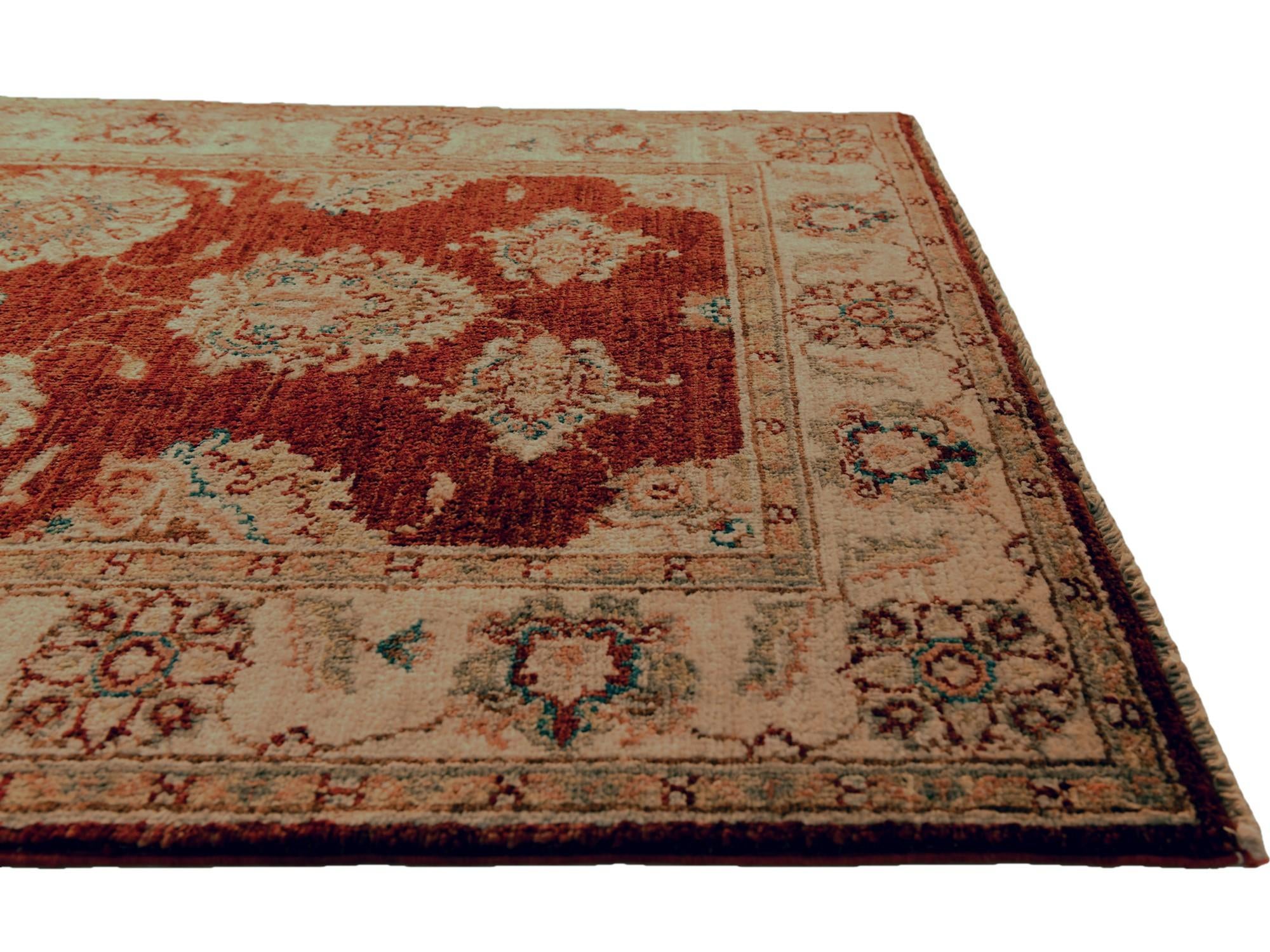 80cm x 125cm Hand Knotted Ziegler Rug