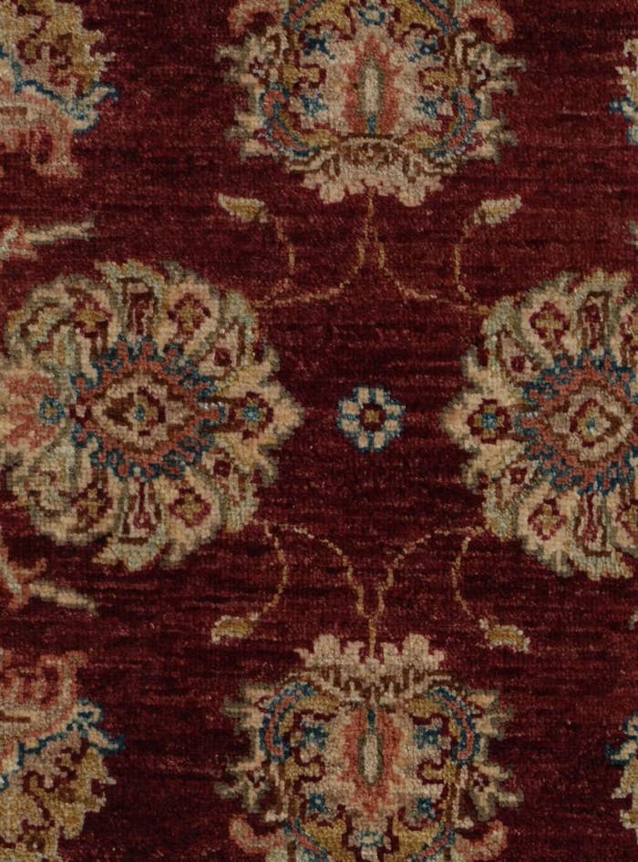 Detail image of 2' 7 x 4' 1 Hand Knotted Ziegler Rug