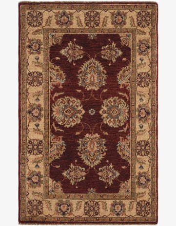2' 7 x 4' 1 Hand Knotted Ziegler Rug