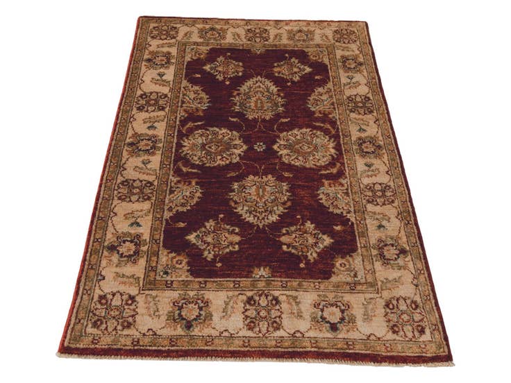 Detail image of 2' 7 x 4' 1 Hand Knotted Ziegler Rug