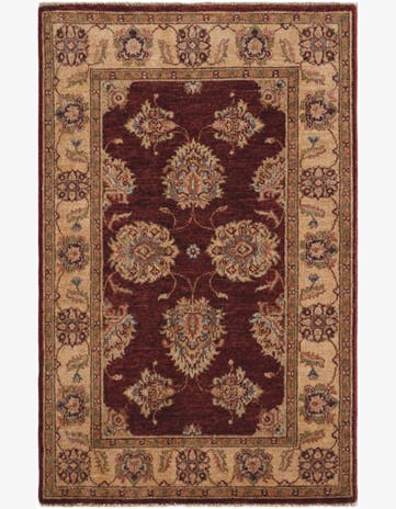 2' 7 x 4' 1 Hand Knotted Ziegler Rug