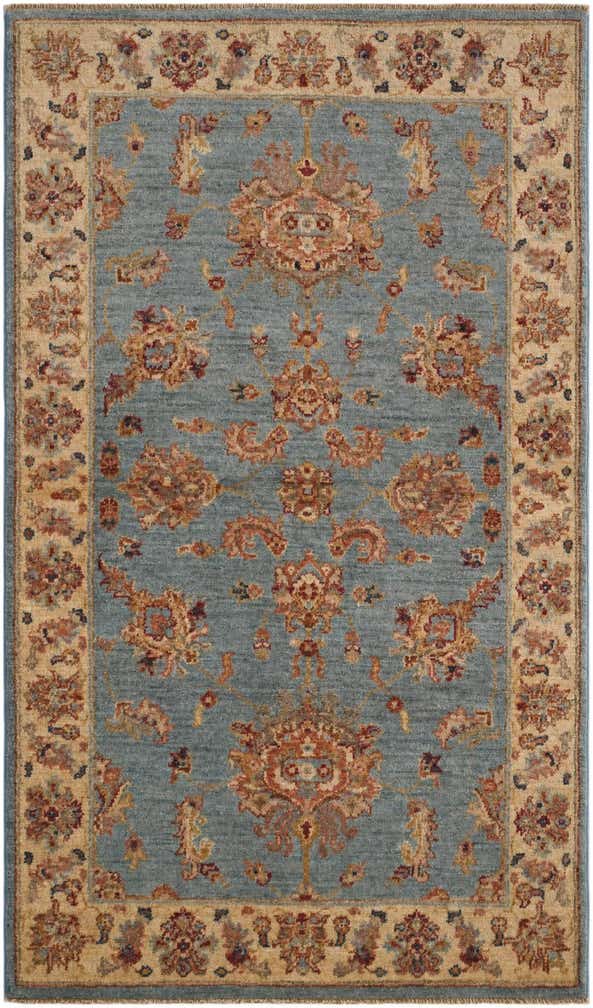 2' 11 x 5' Hand Knotted Ziegler Rug