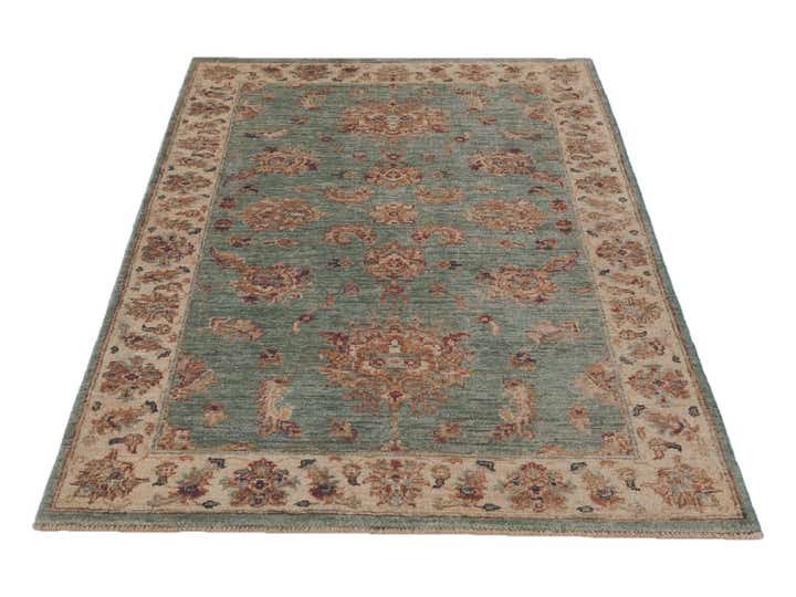 3' 2 x 4' 10 Hand Knotted Ziegler Rug