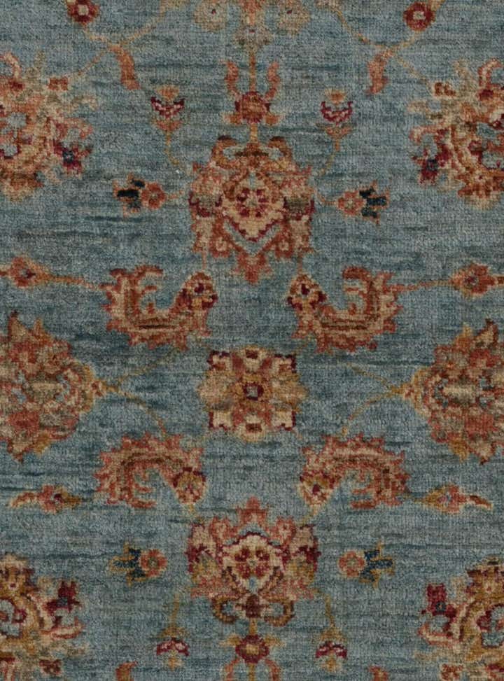 3' 2 x 4' 10 Hand Knotted Ziegler Rug