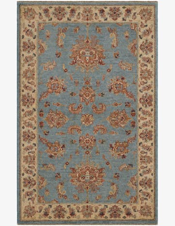 3' 2 x 4' 10 Hand Knotted Ziegler Rug