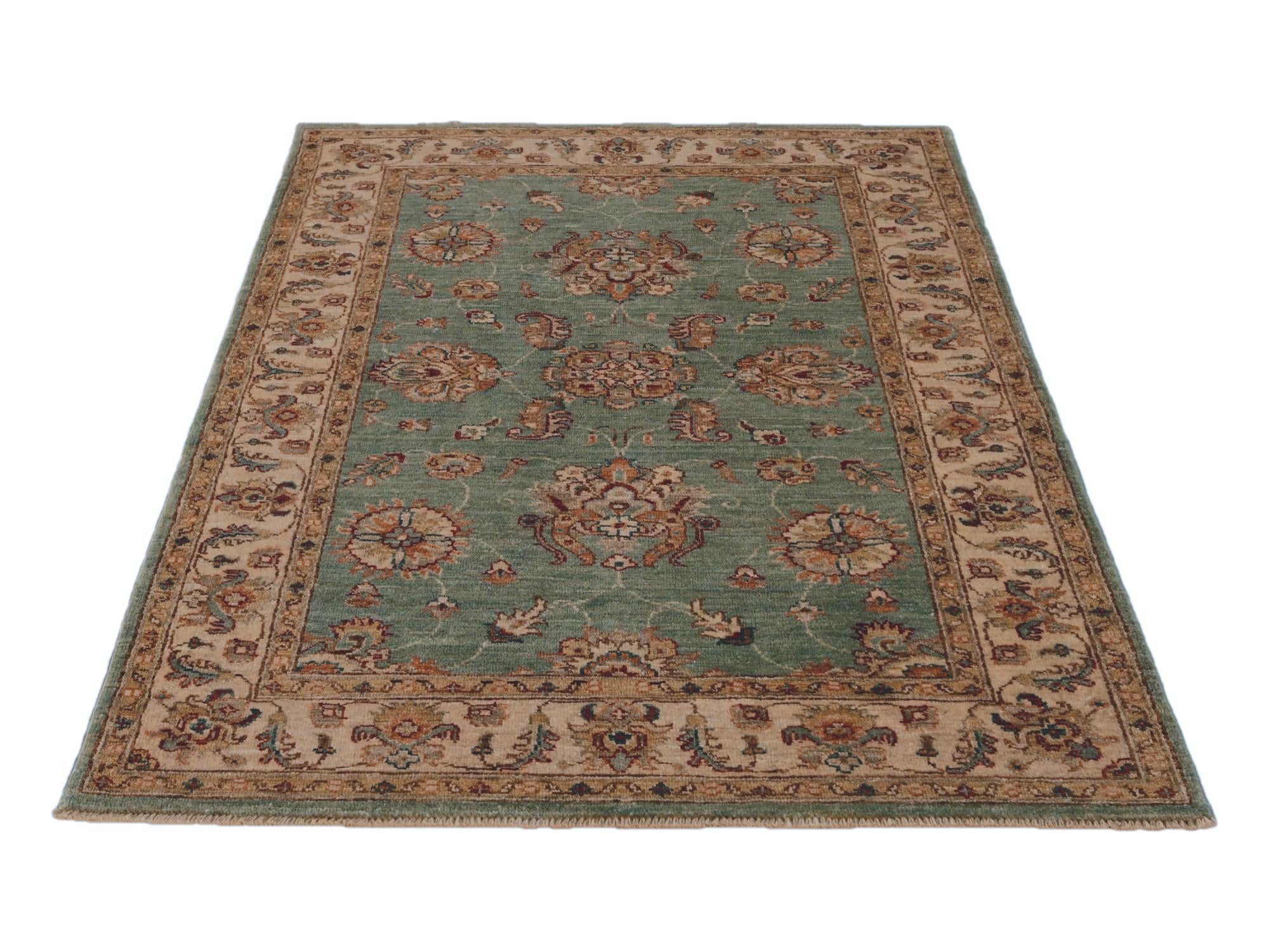 3' 4 x 5' Hand Knotted Ziegler Rug