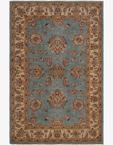 3' 4 x 5' Hand Knotted Ziegler Rug