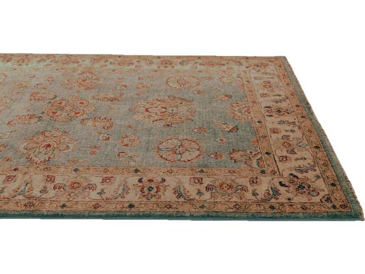3' 5 x 5' Hand Knotted Ziegler Rug