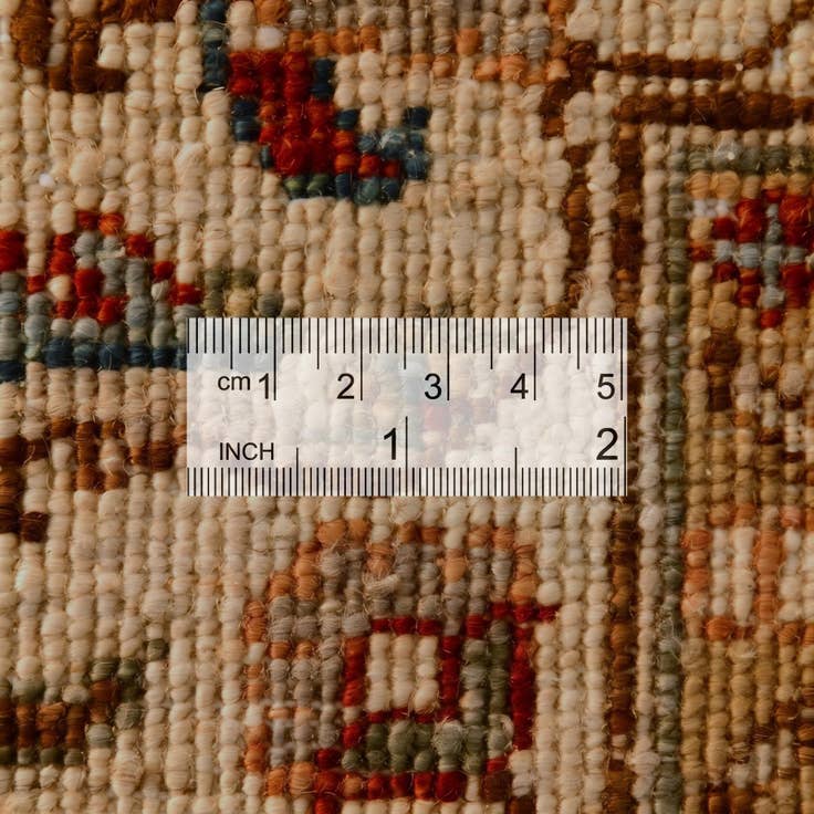 Detail image of 3' 5 x 5' Hand Knotted Ziegler Rug