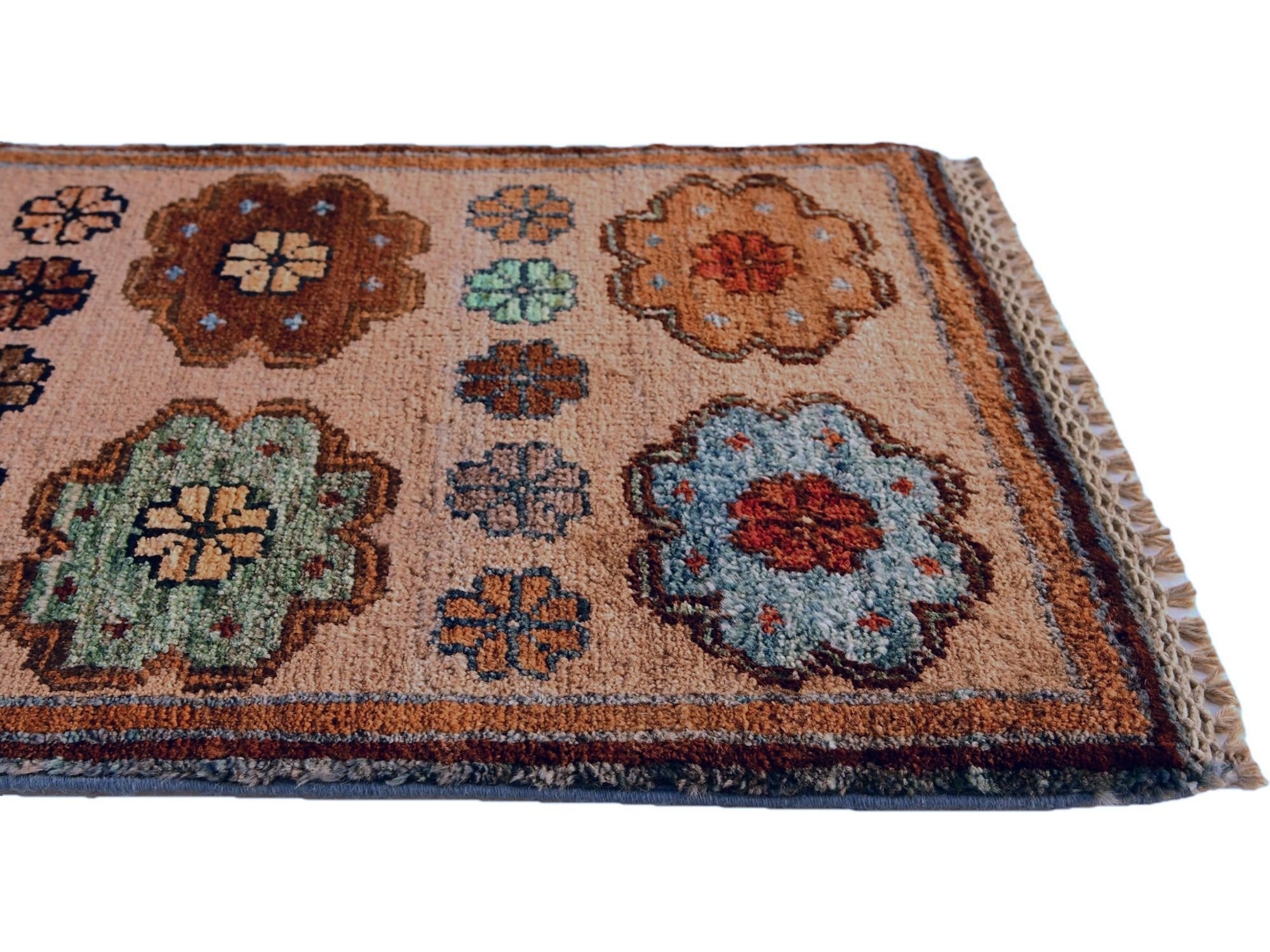 40cm x 60cm Hand Knotted Ziegler Rug