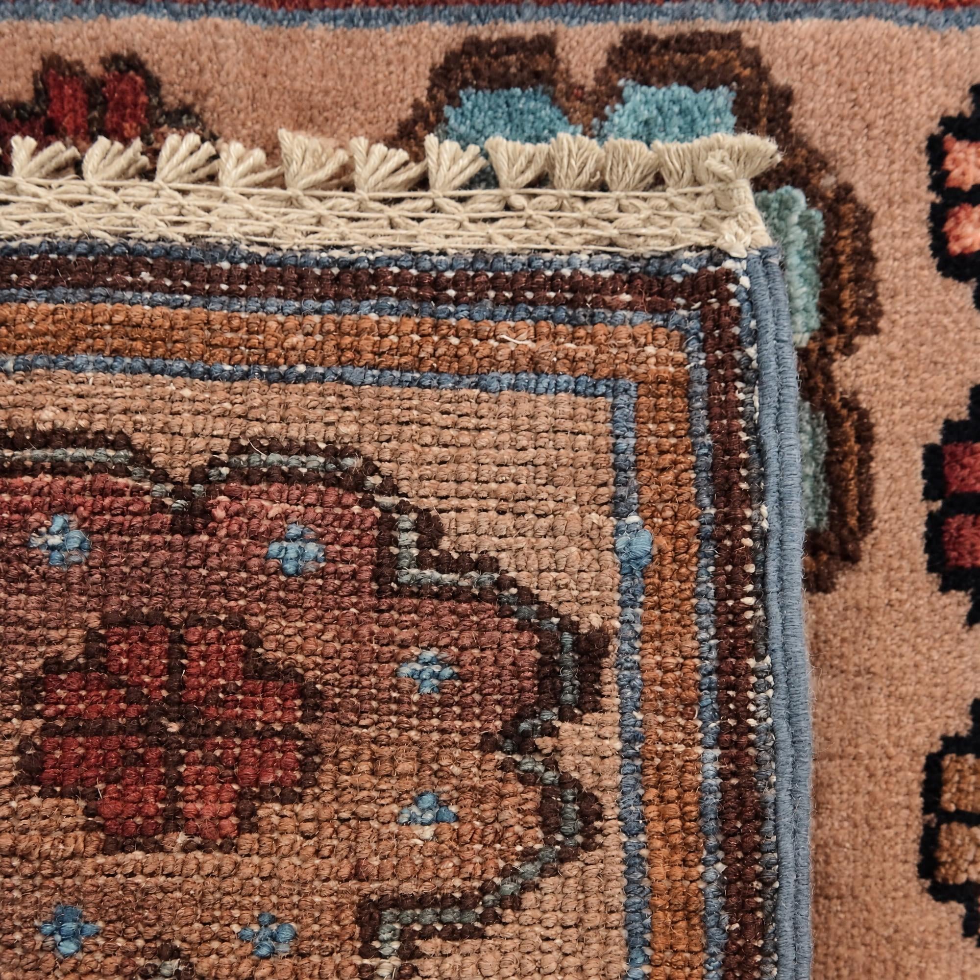 40cm x 60cm Hand Knotted Ziegler Rug