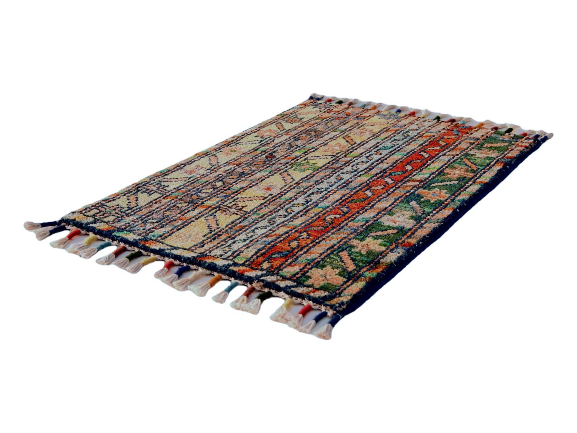 40cm x 60cm Hand Knotted Ziegler Rug