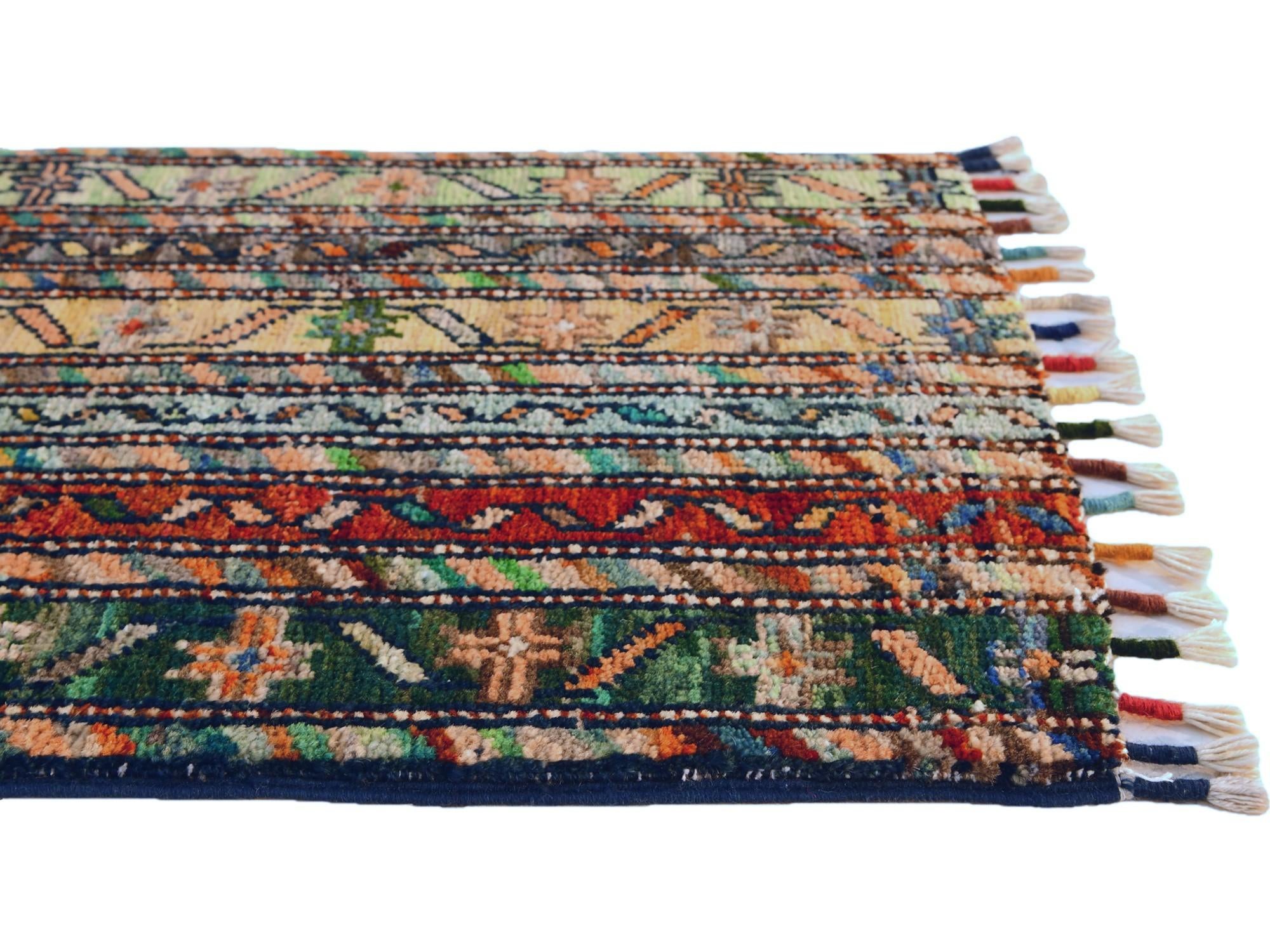 40cm x 60cm Hand Knotted Ziegler Rug