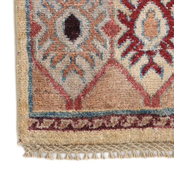 Detailansicht von 40cm x 60cm Handgeknüpft Ziegler Teppich