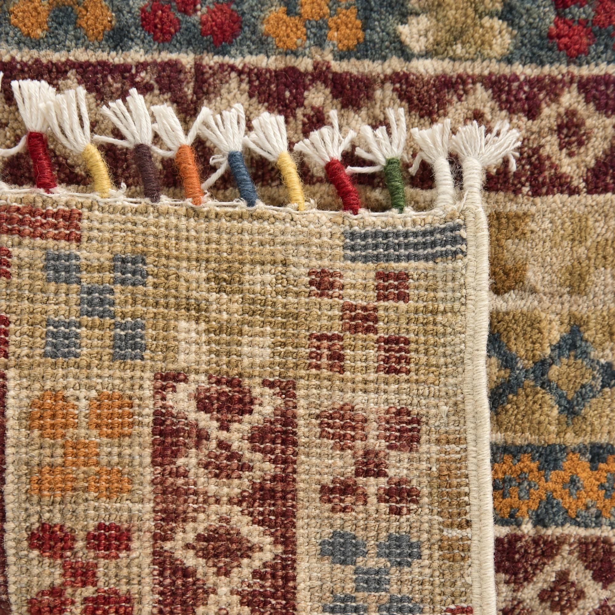 1' 4 x 1' 10 Hand Knotted Ziegler Rug