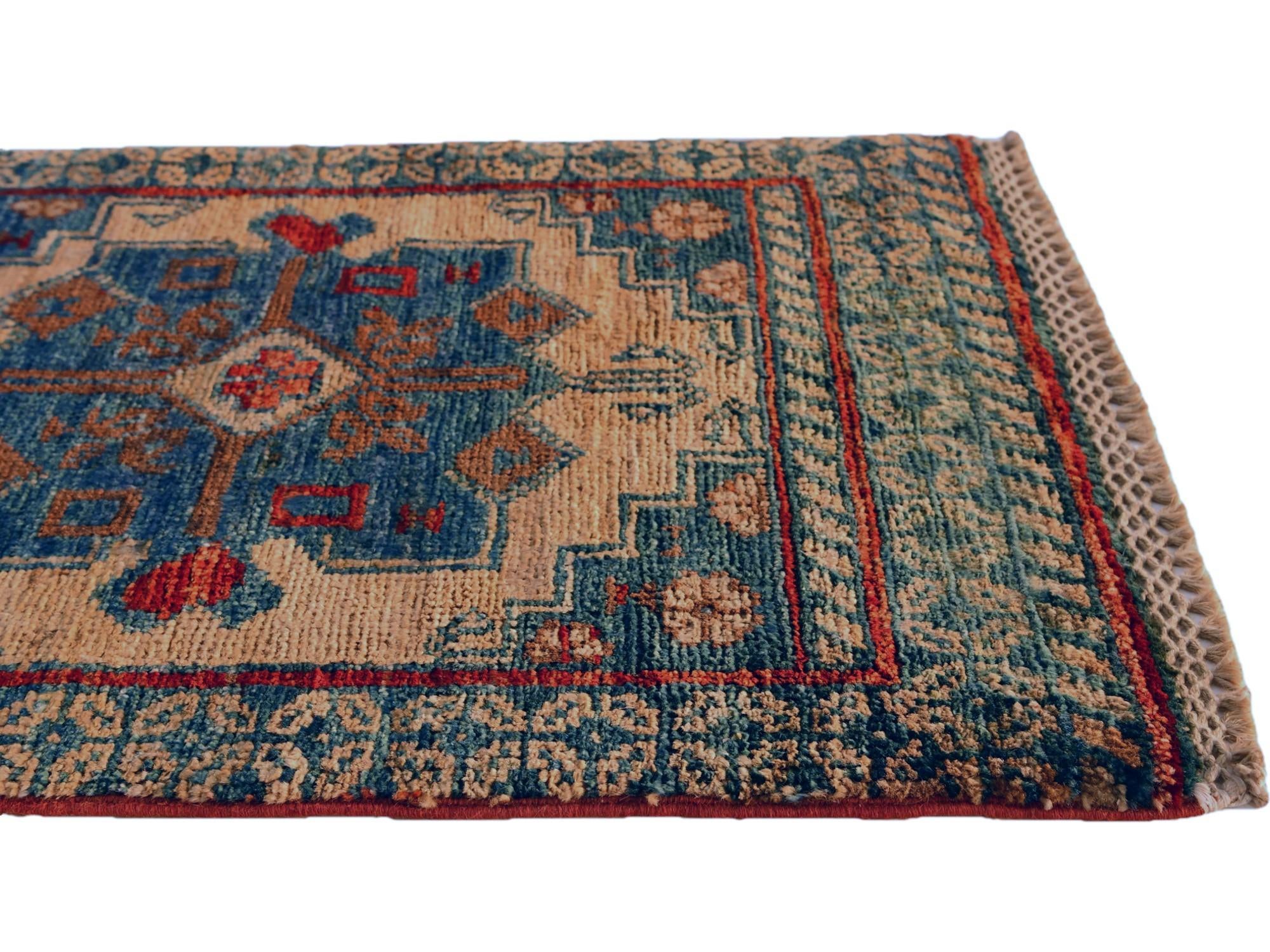 40cm x 60cm Hand Knotted Ziegler Rug
