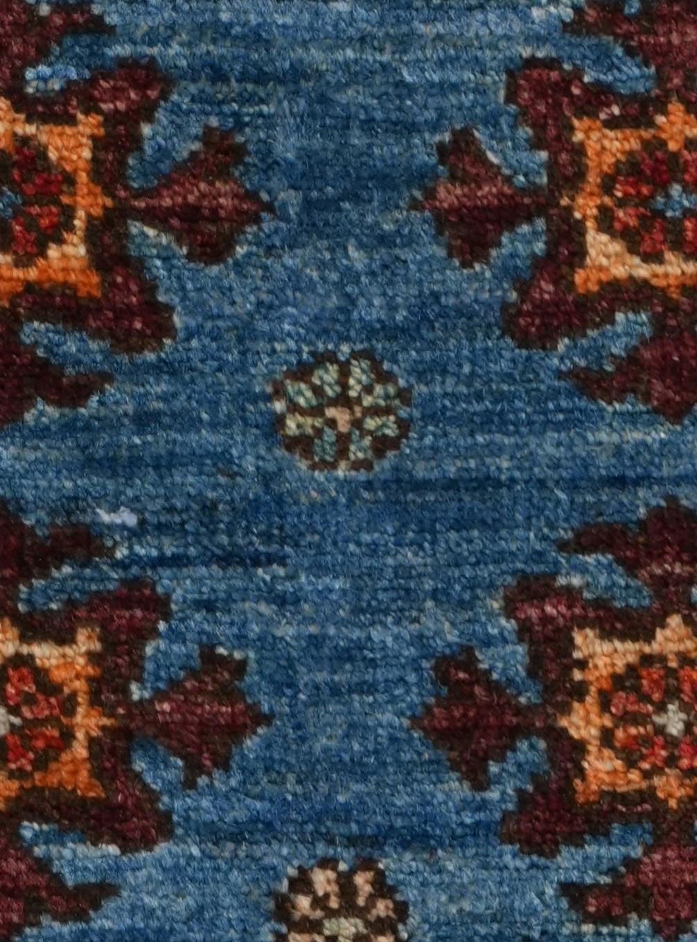 1' 4 x 2' Hand Knotted Ziegler Rug