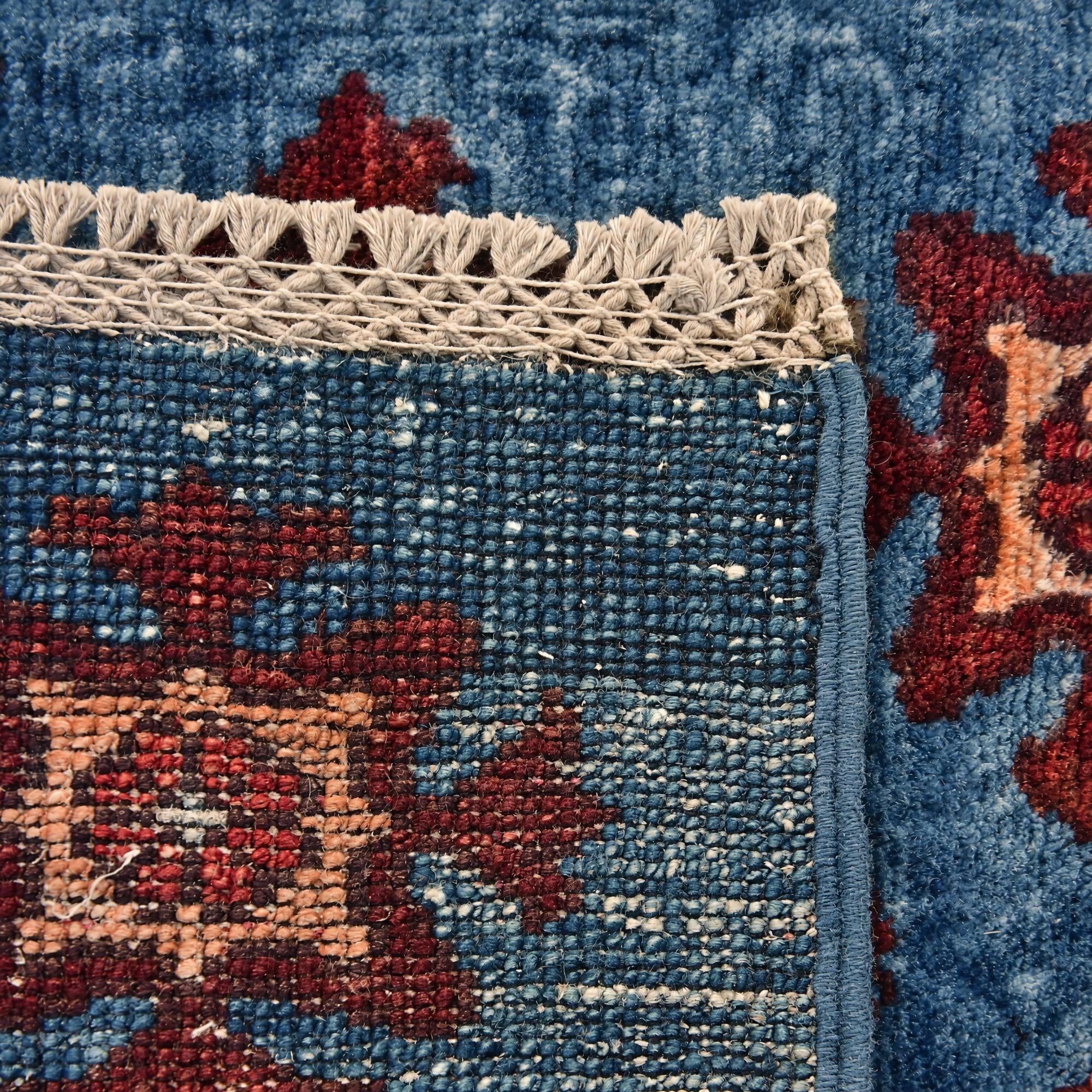 1' 4 x 2' Hand Knotted Ziegler Rug