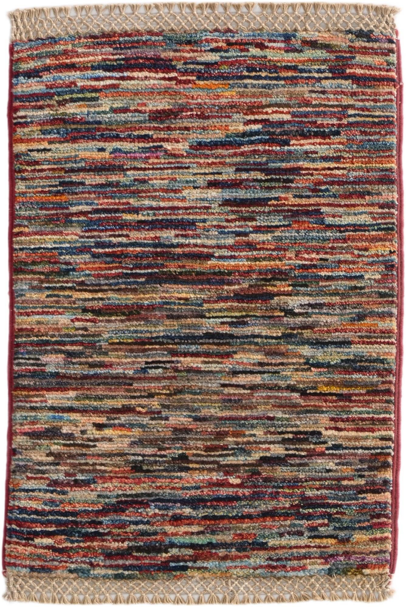 1' 4 x 2' Hand Knotted Ziegler Rug
