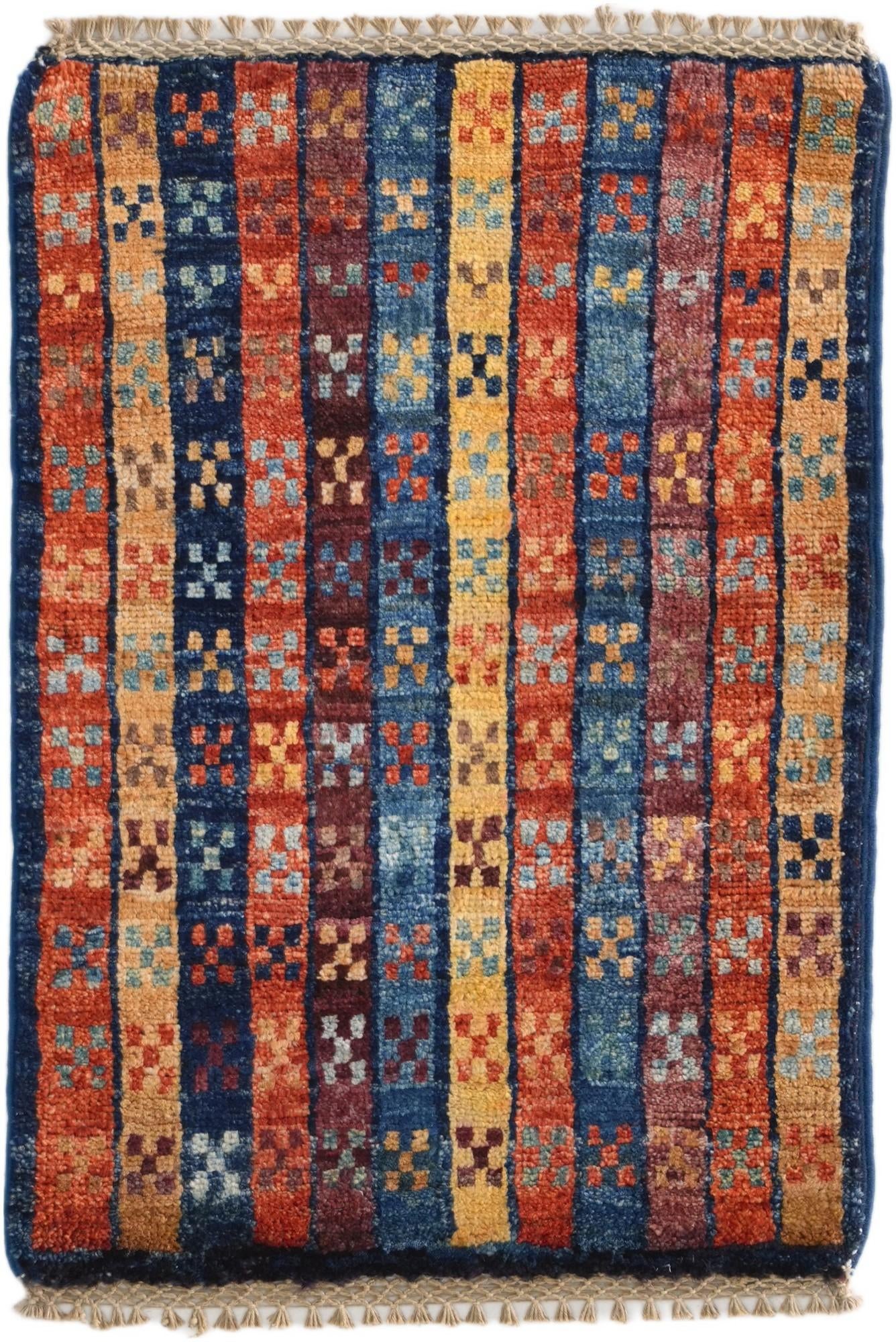 1' 4 x 2' Hand Knotted Ziegler Rug