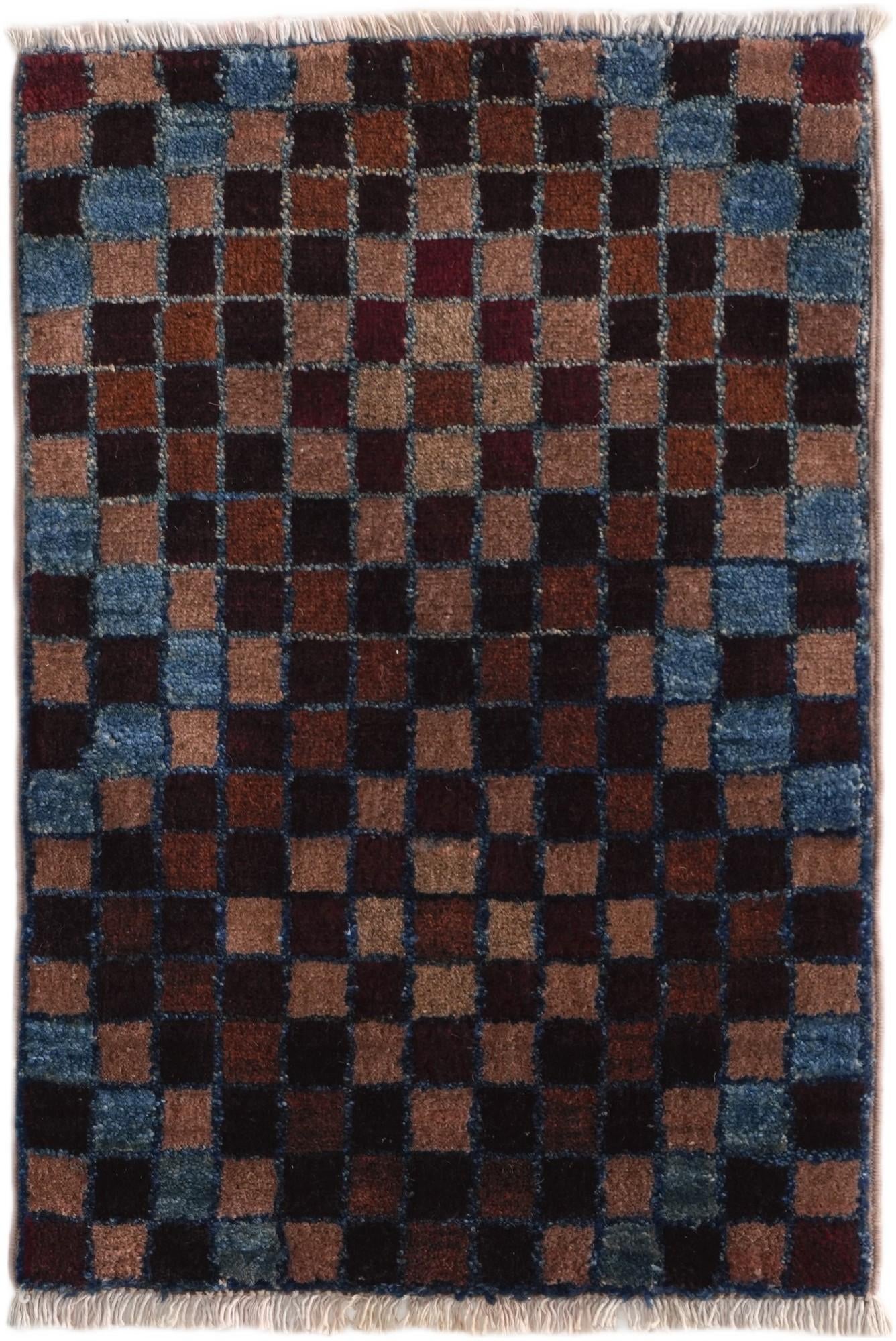 1' 4 x 2' Hand Knotted Ziegler Rug