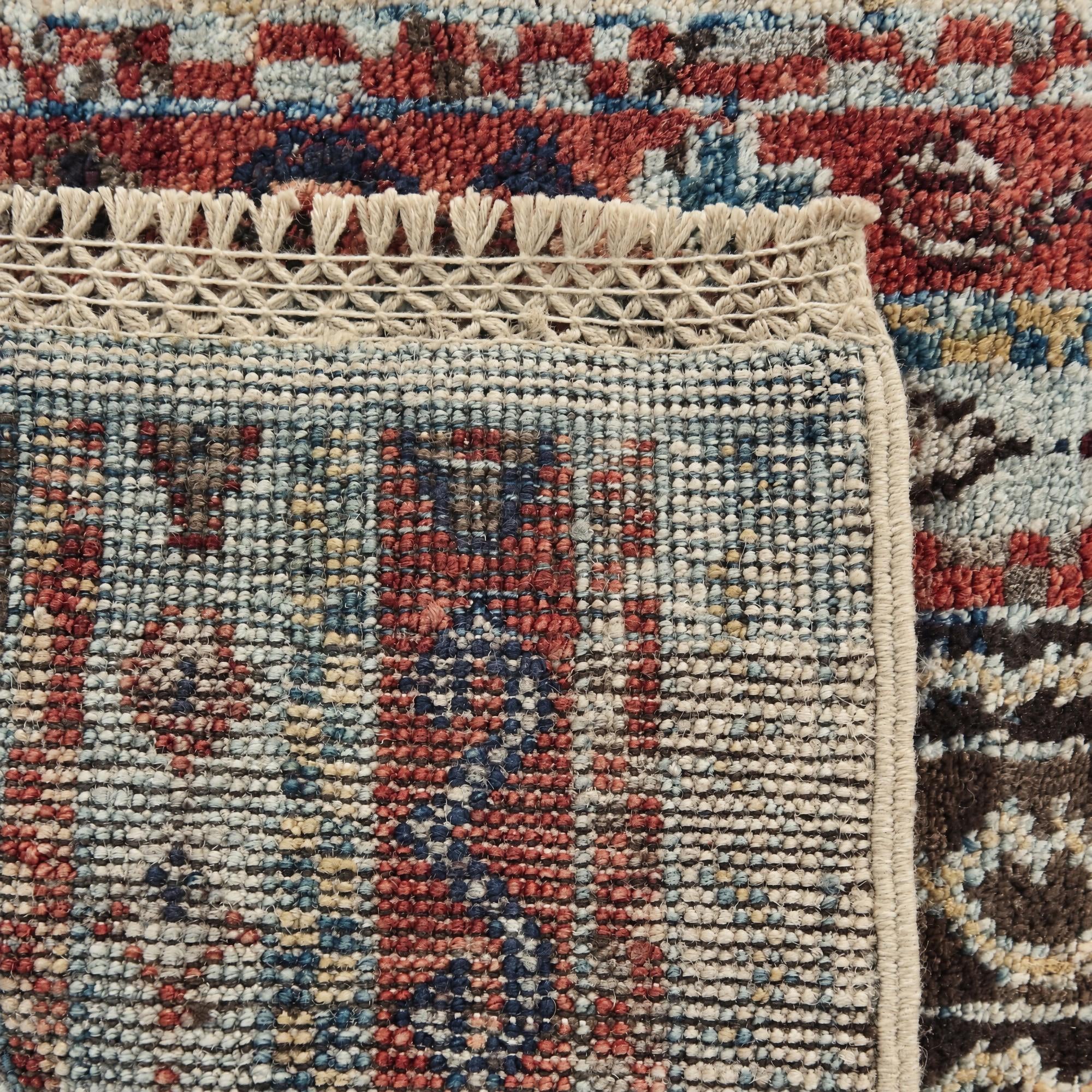 40cm x 60cm Hand Knotted Ziegler Rug