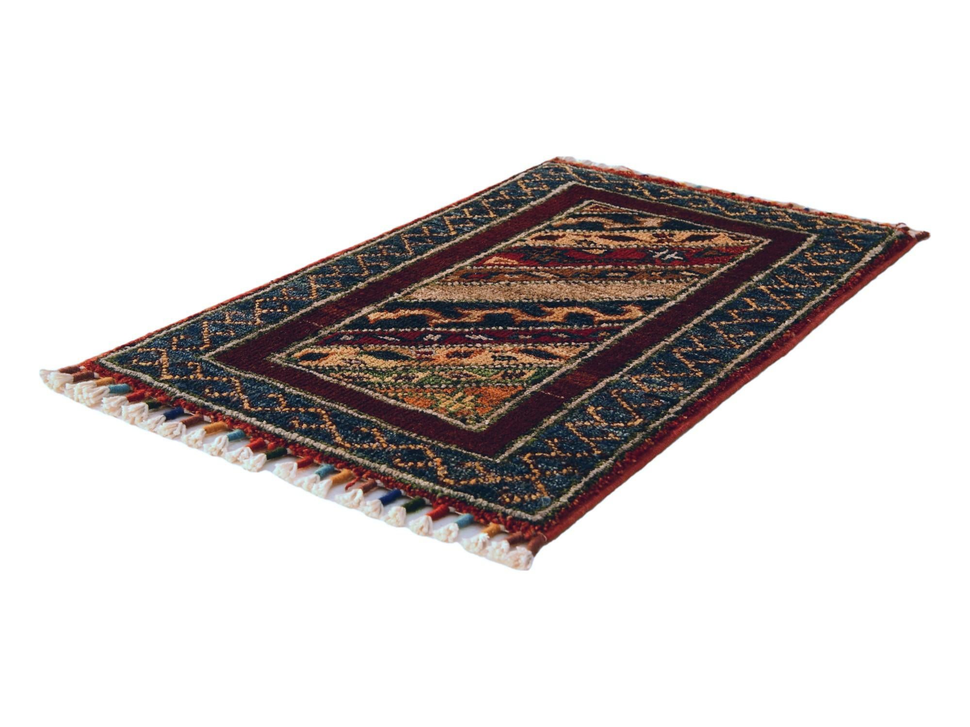 1' 4 x 2' Hand Knotted Ziegler Rug