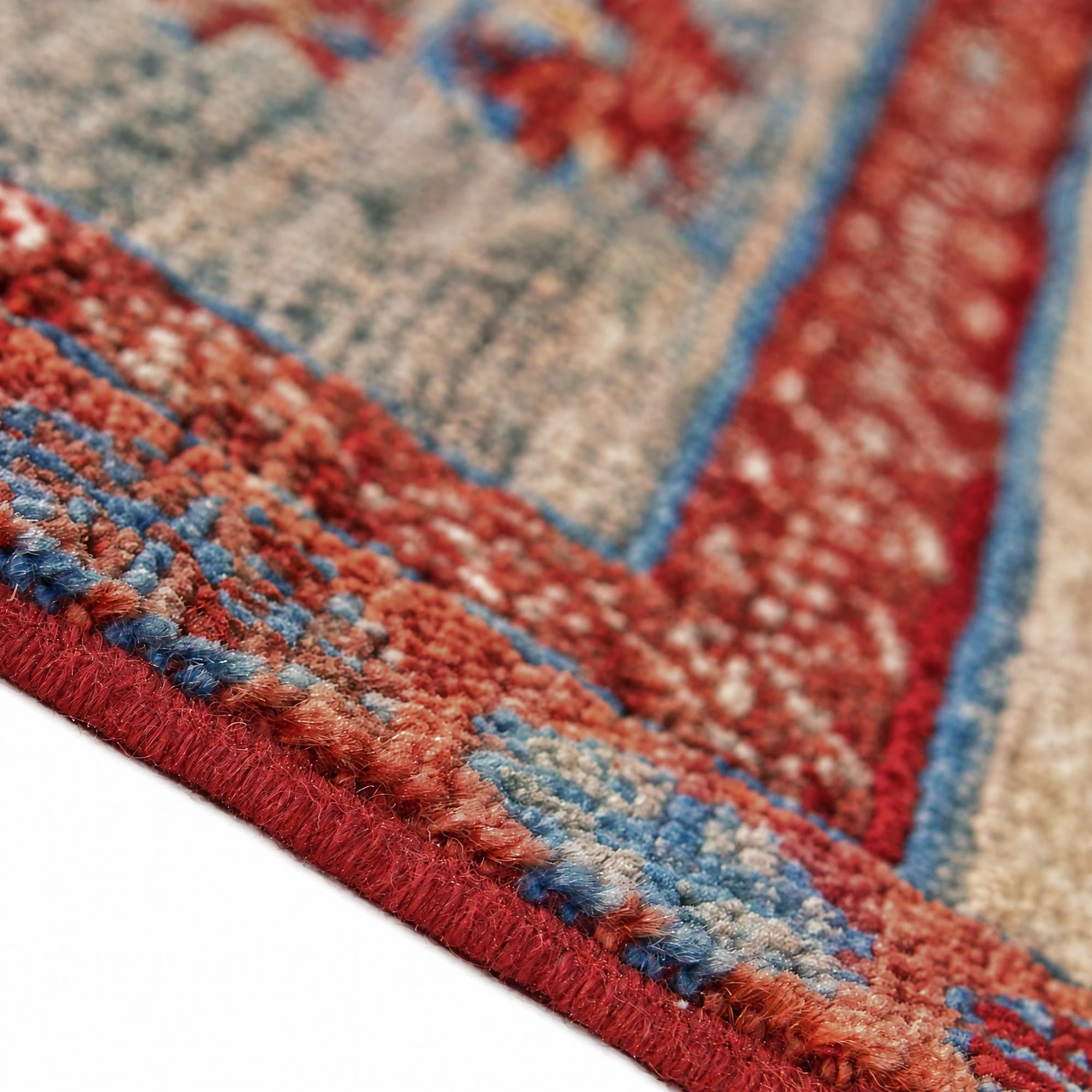 40cm x 60cm Hand Knotted Ziegler Rug
