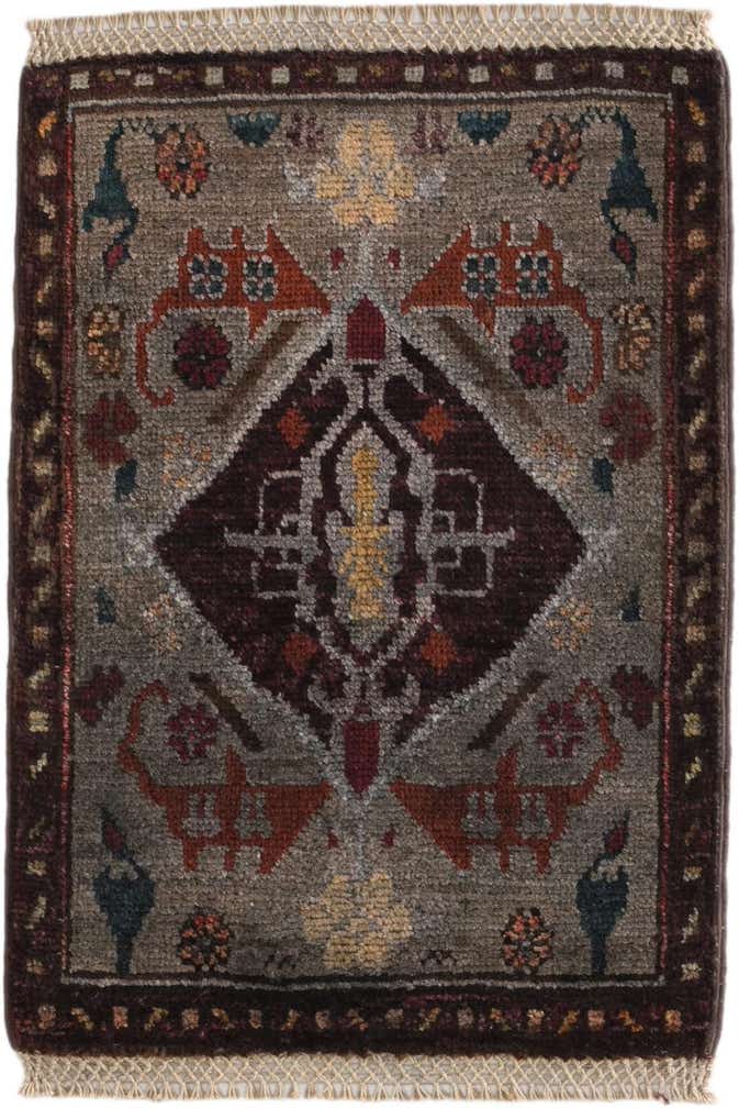 1' 4 x 2' Hand Knotted Ziegler Rug