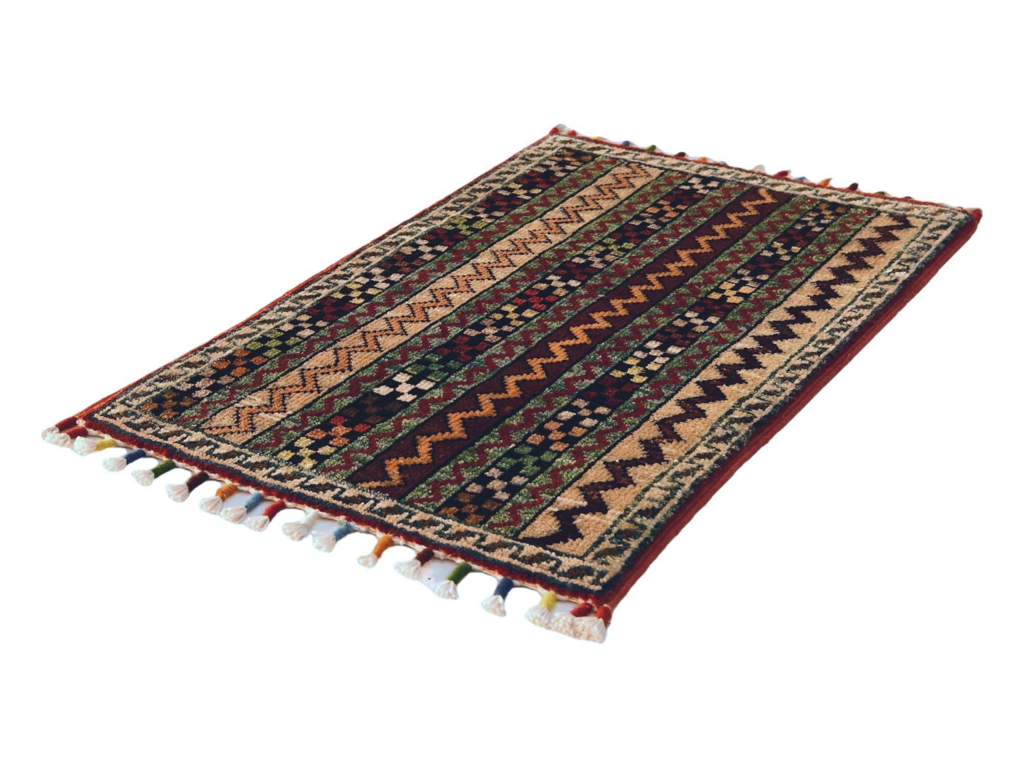 40cm x 60cm Hand Knotted Ziegler Rug