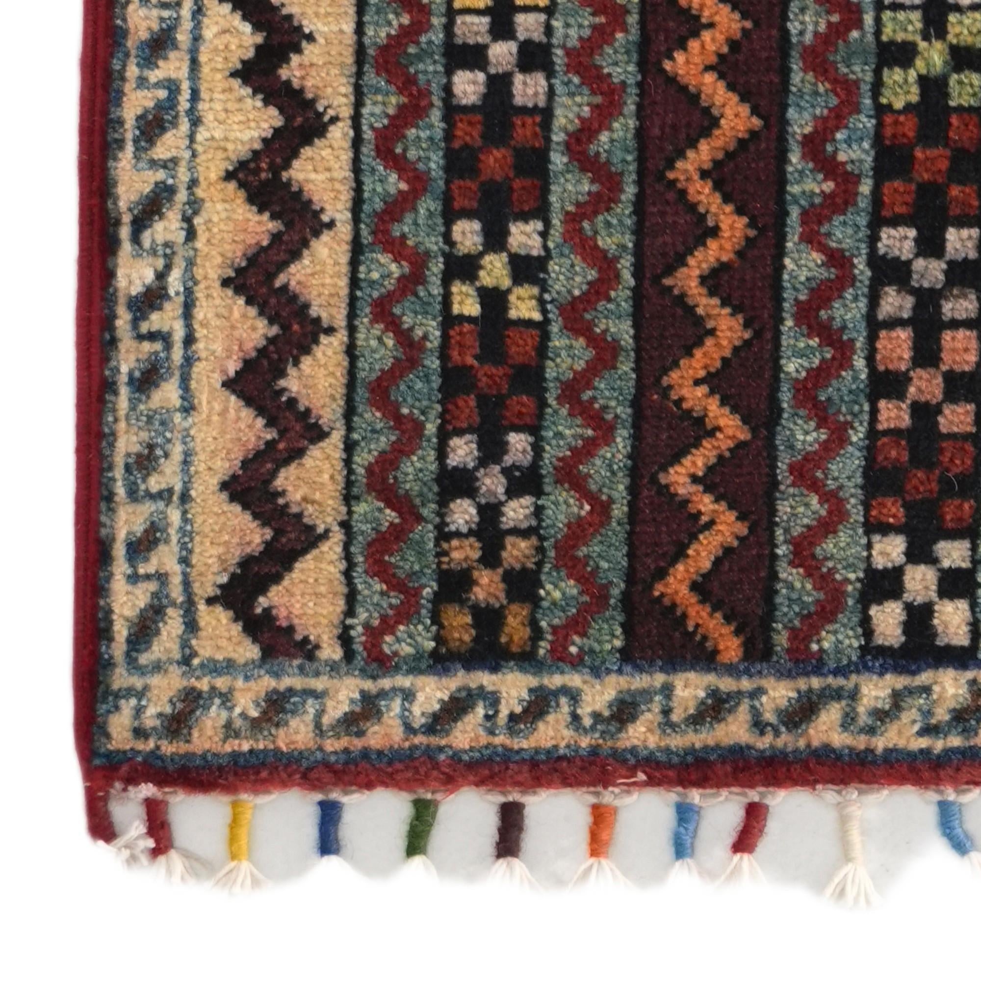 40cm x 60cm Hand Knotted Ziegler Rug