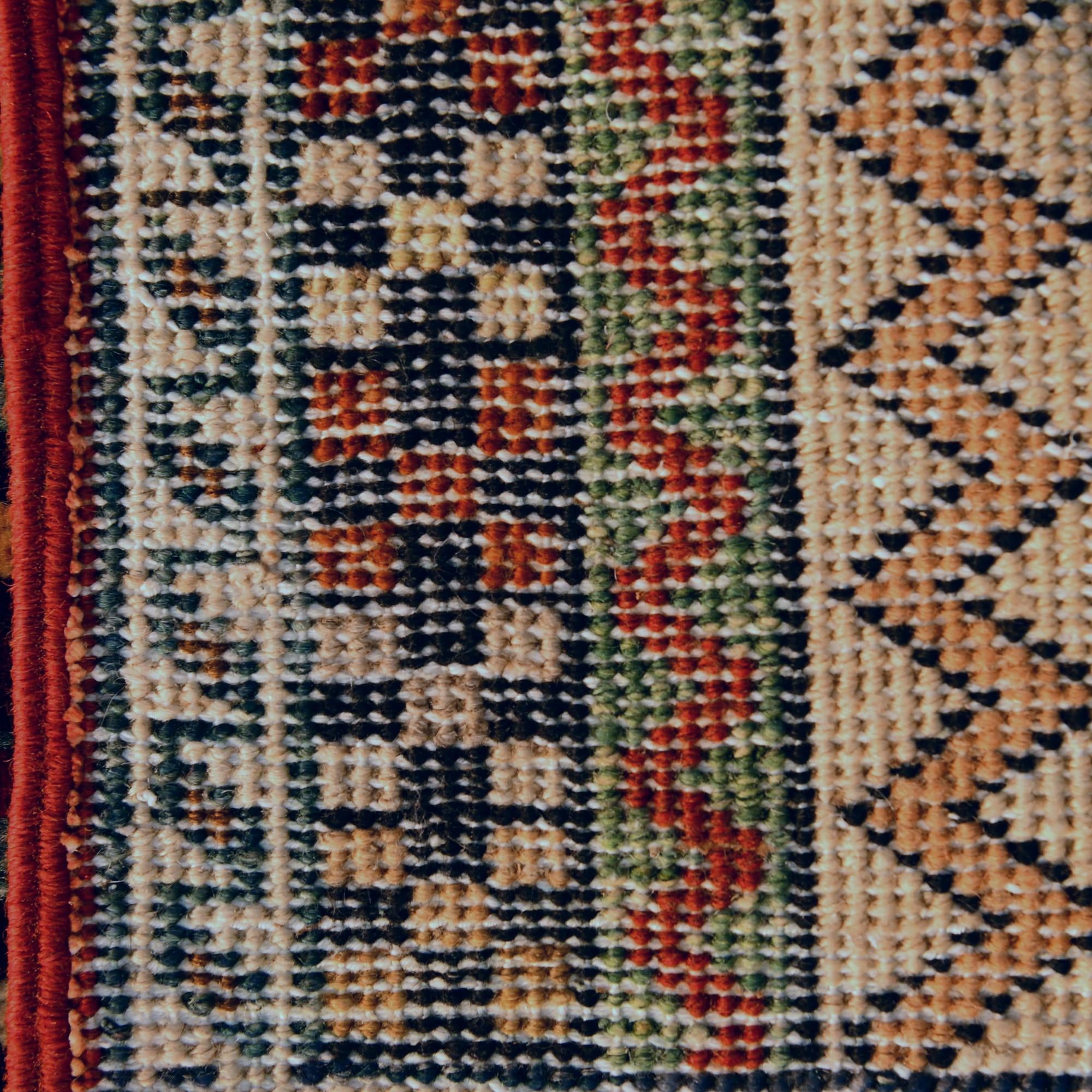1' 3 x 2' Hand Knotted Ziegler Rug