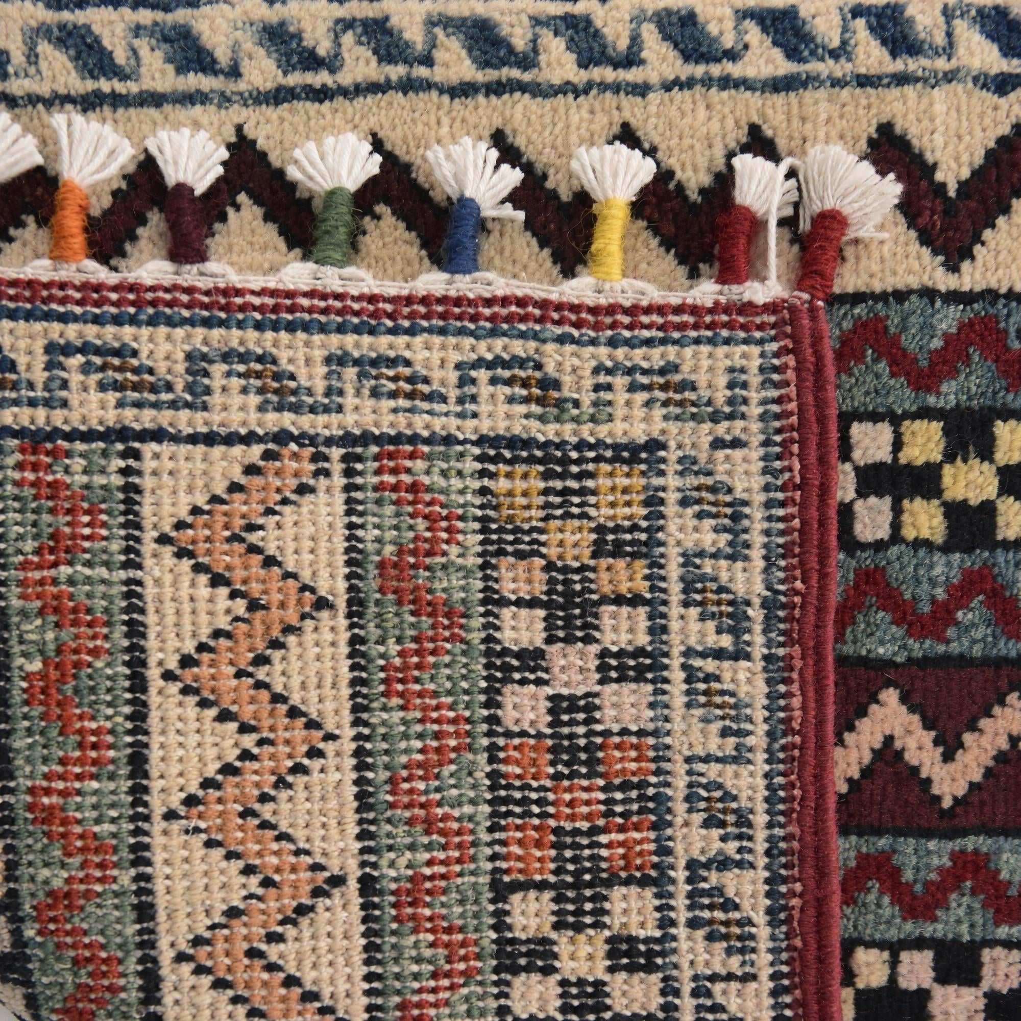 40cm x 60cm Hand Knotted Ziegler Rug
