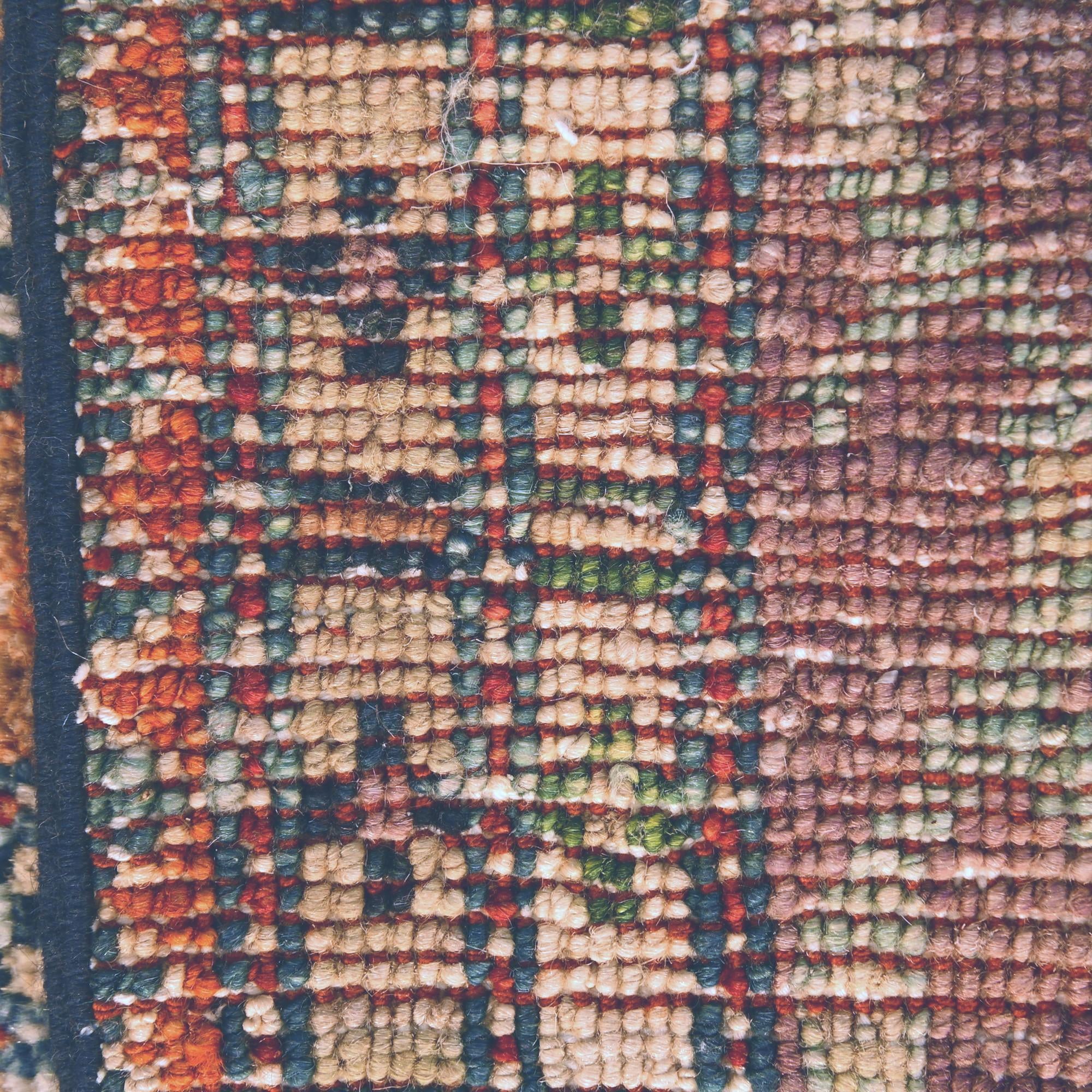 1' 4 x 2' Hand Knotted Ziegler Rug