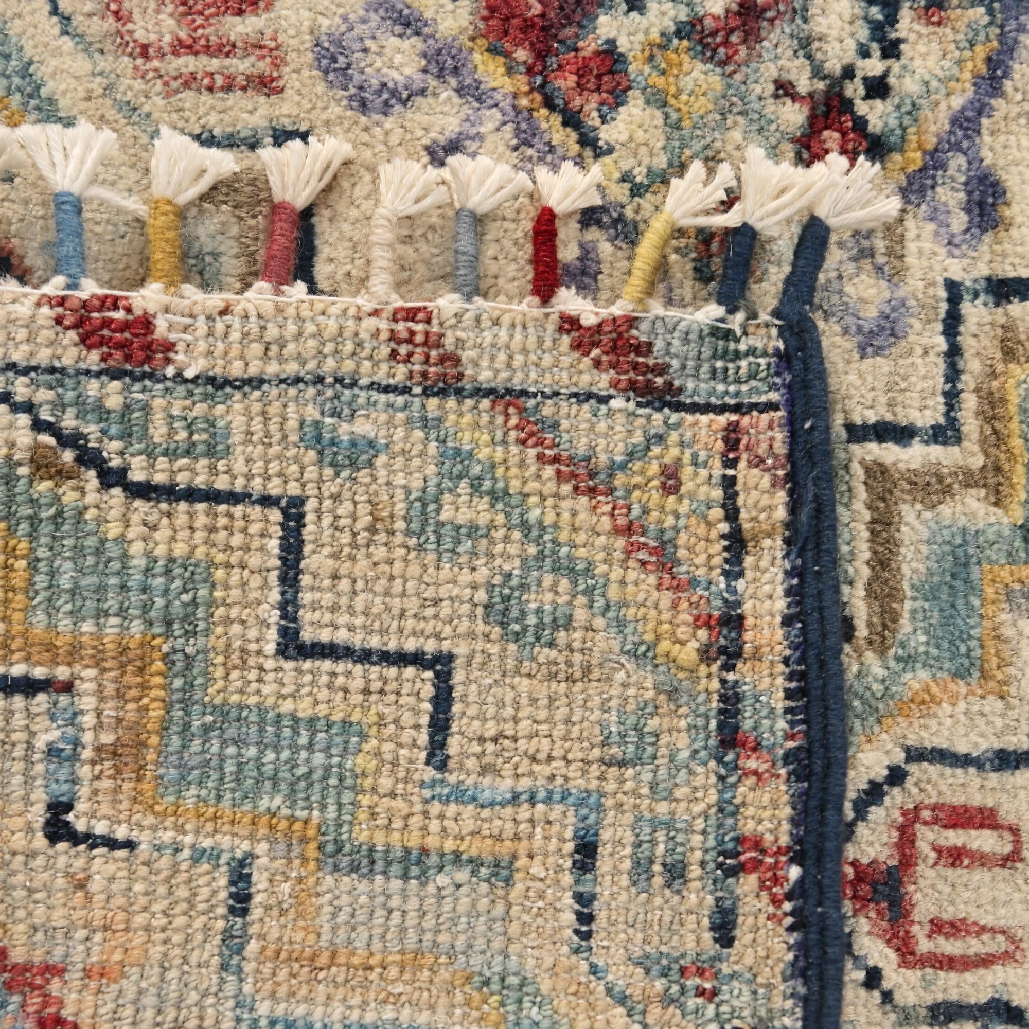 40cm x 60cm Hand Knotted Ziegler Rug