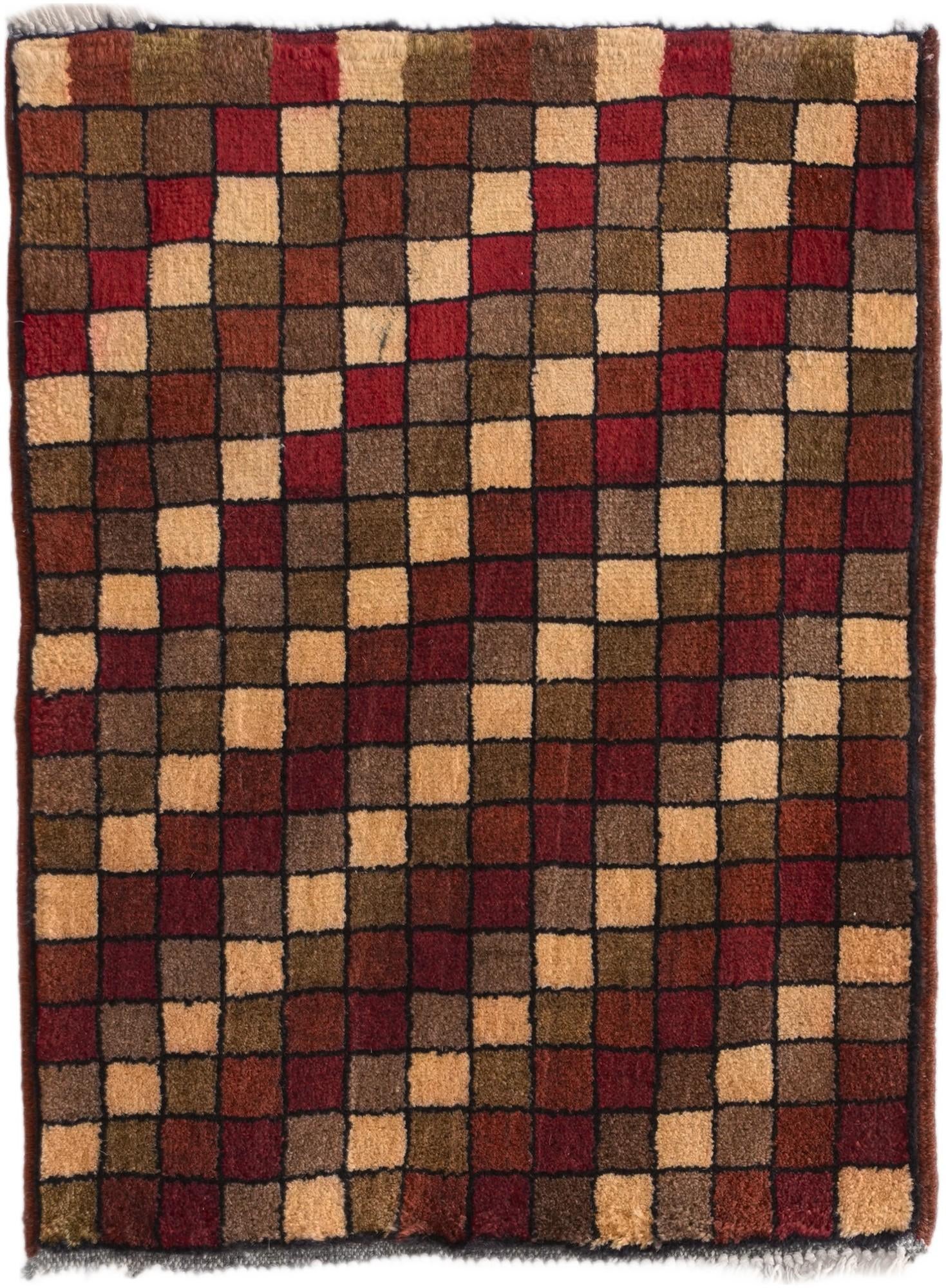 1' 5 x 2' Hand Knotted Ziegler Rug