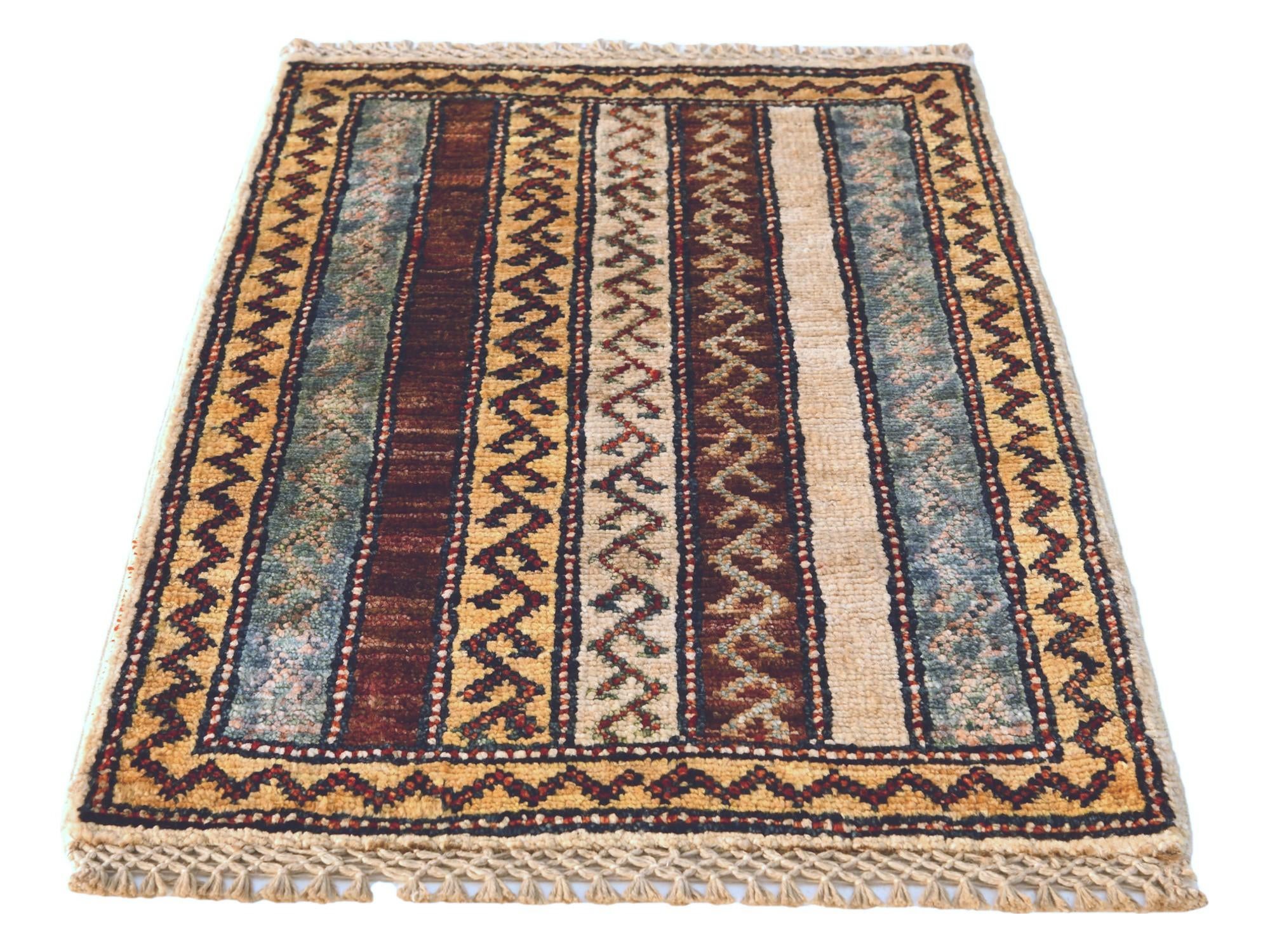40cm x 60cm Hand Knotted Ziegler Rug