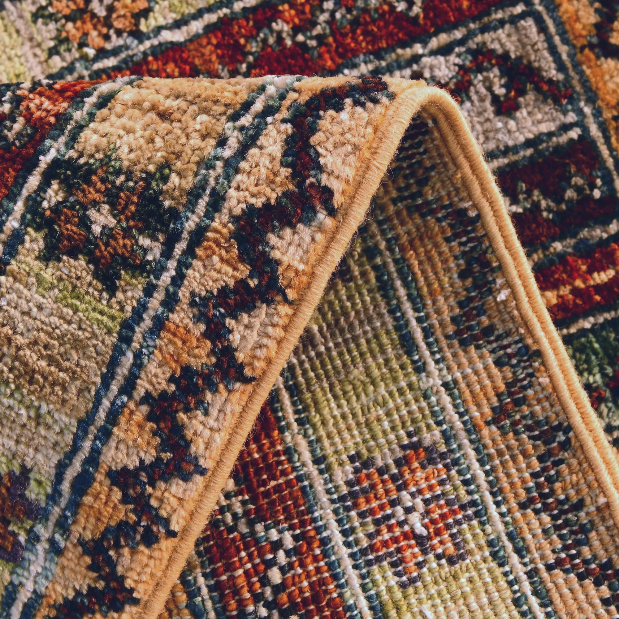 1' 4 x 2' Hand Knotted Ziegler Rug